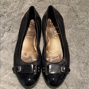 Attilio Giusti Leombruni Black Patent Loafers